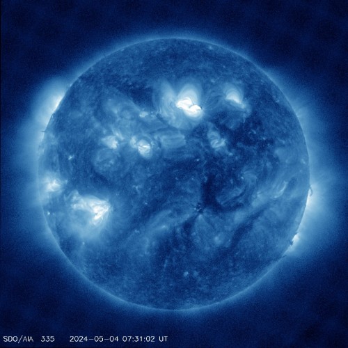 Sluneční koróna - 33,4 nm (NASA/SDO/AIA)